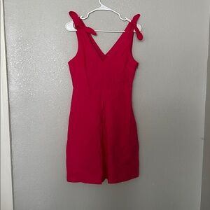 NWT Gap 100% Linen Magenta Pink Lagenlook Sleeveless Dress